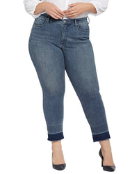 Nydj Plus Sheri Skinny Jean Blue