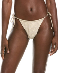 Devon Windsor Bailey Bikini Bottom Gold Regular 4 (S)