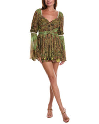 Etro Womens Madras Silk Mini Dress, 42