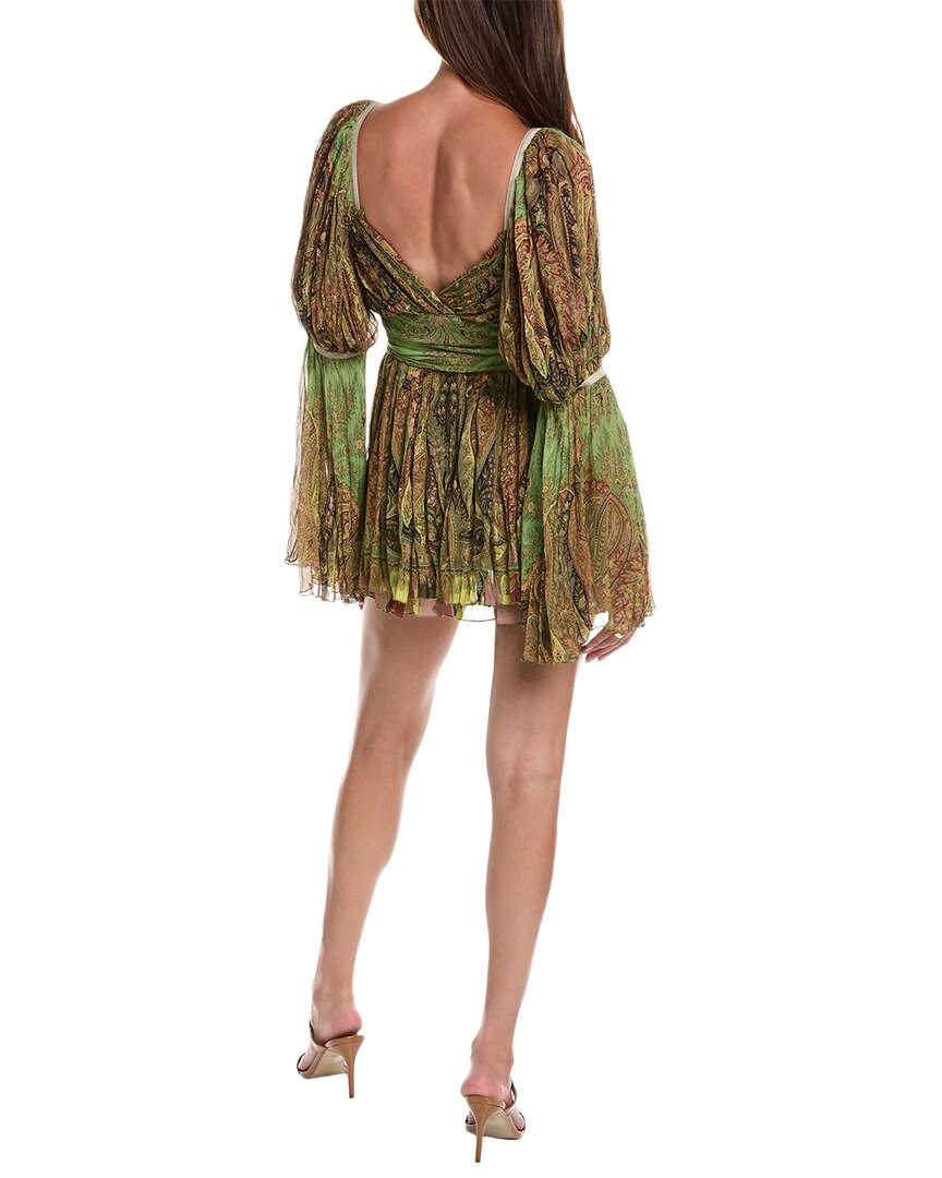 Etro Womens Madras Silk Mini Dress, 42