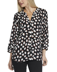 Nydj Pintuck Blouse Multi