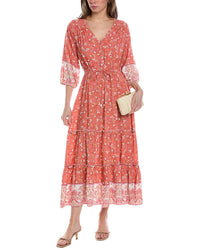 Walker & Wade Carrie Maxi Dress Orange
