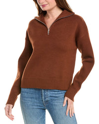 Aiden Zip-Up Sweater Regular 12 (L) Brown Multi
