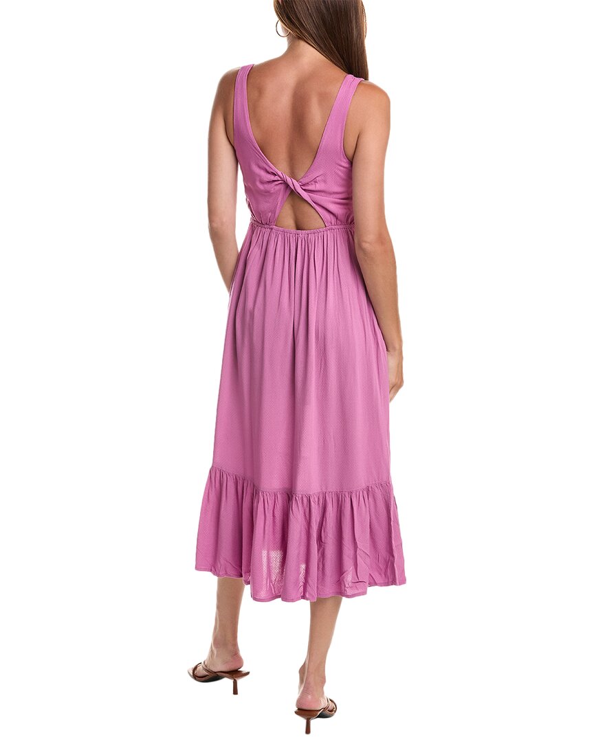 Saltwater Luxe Twisted Midi Dress