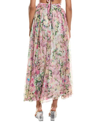 Rococo Sand Silk Maxi Skirt