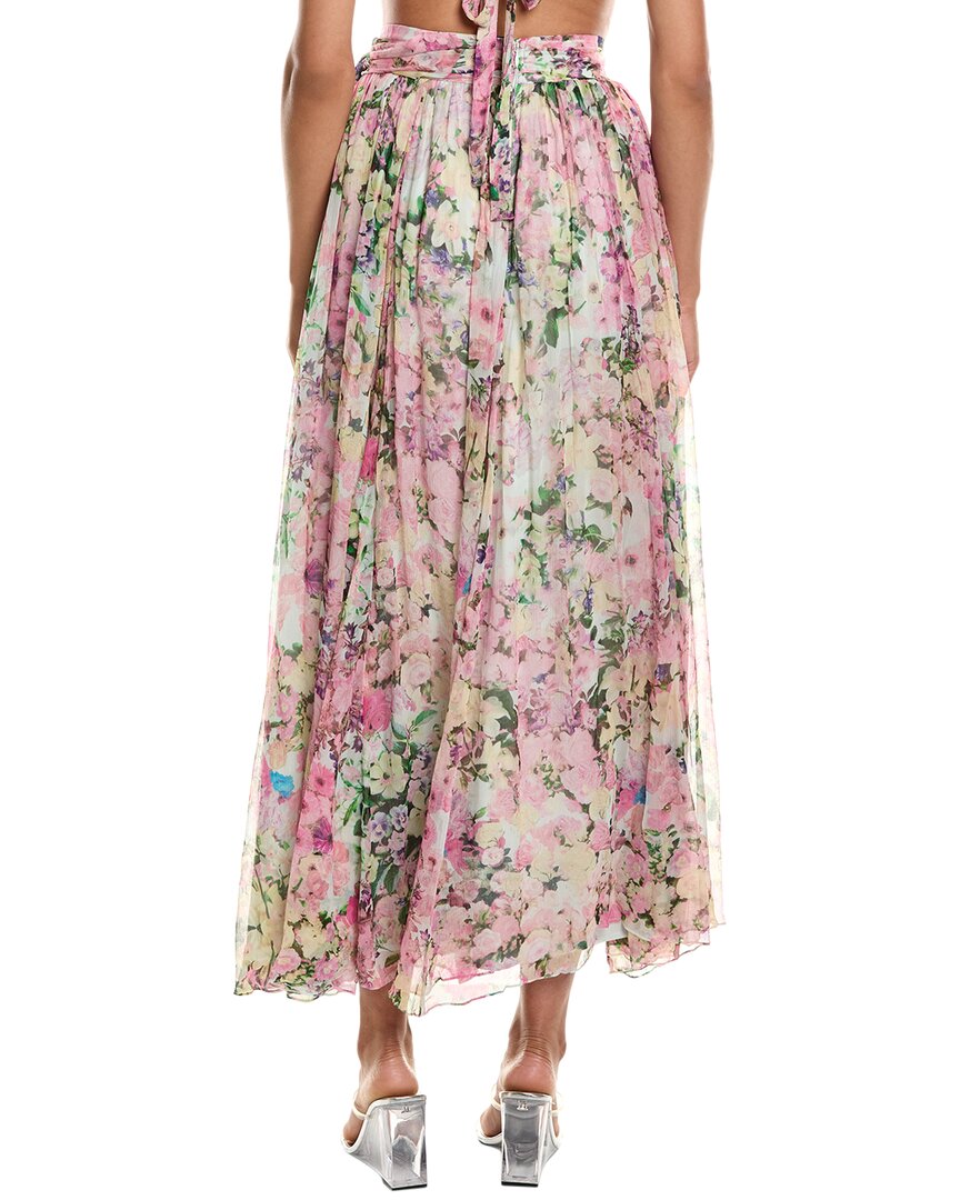 Rococo Sand Silk Maxi Skirt