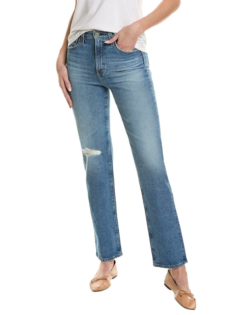 Ag Jeans Alexxis 18 Years Poplar High-Rise Vintage Straight Jean Blue 23" Waist