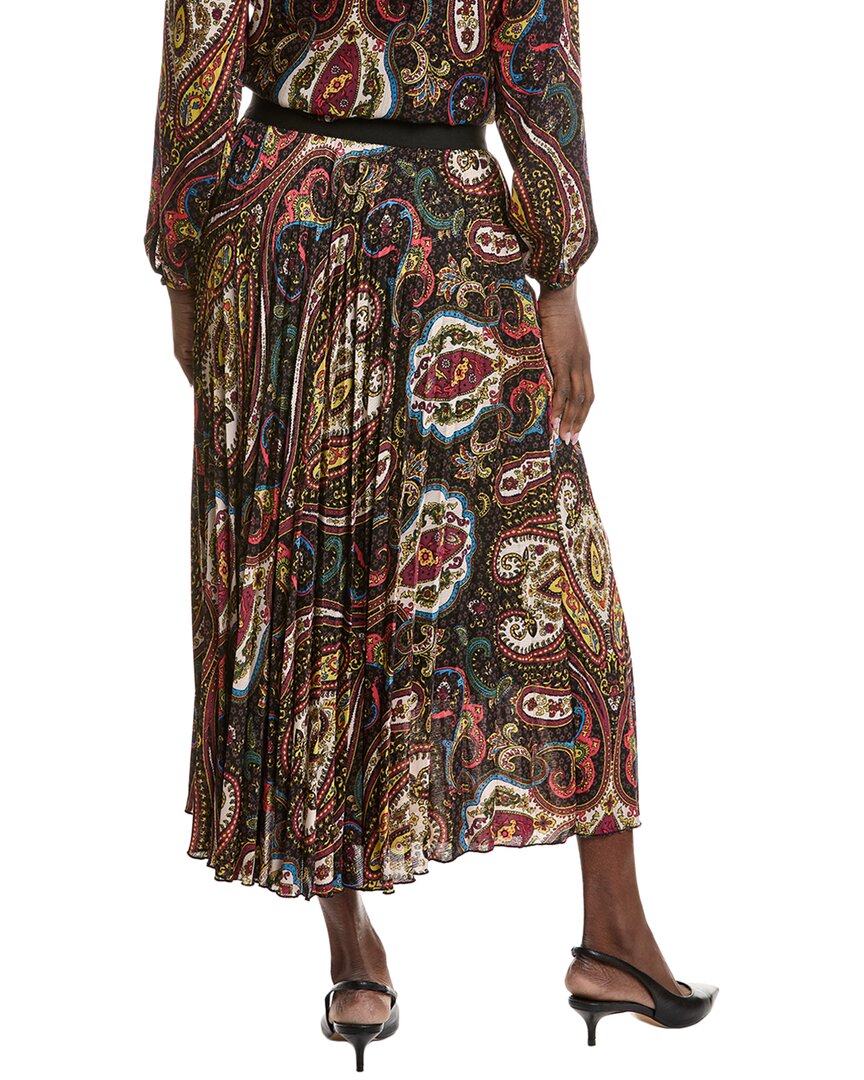 T Tahari Pleated Maxi Skirt