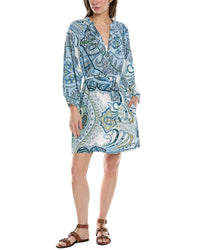 Melissa Odabash Amy Mini Dress Blue Regular 0 (XS)