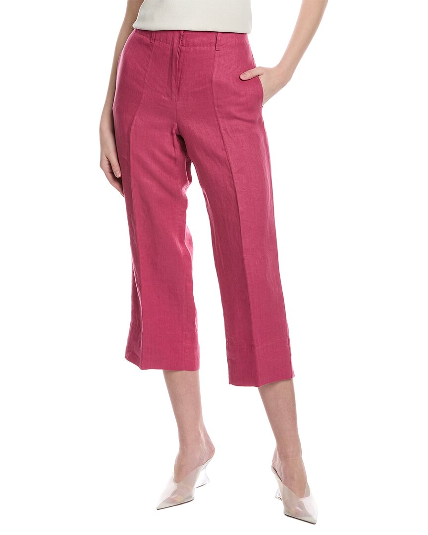 S Max Mara Rebecca Linen Trouser Purple 4