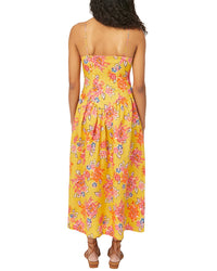 Rhode Sophie Linen Midi Dress