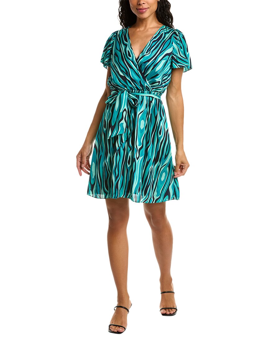 Trina Turk Planetary 2 Mini Dress Regular 0 (XS) Green