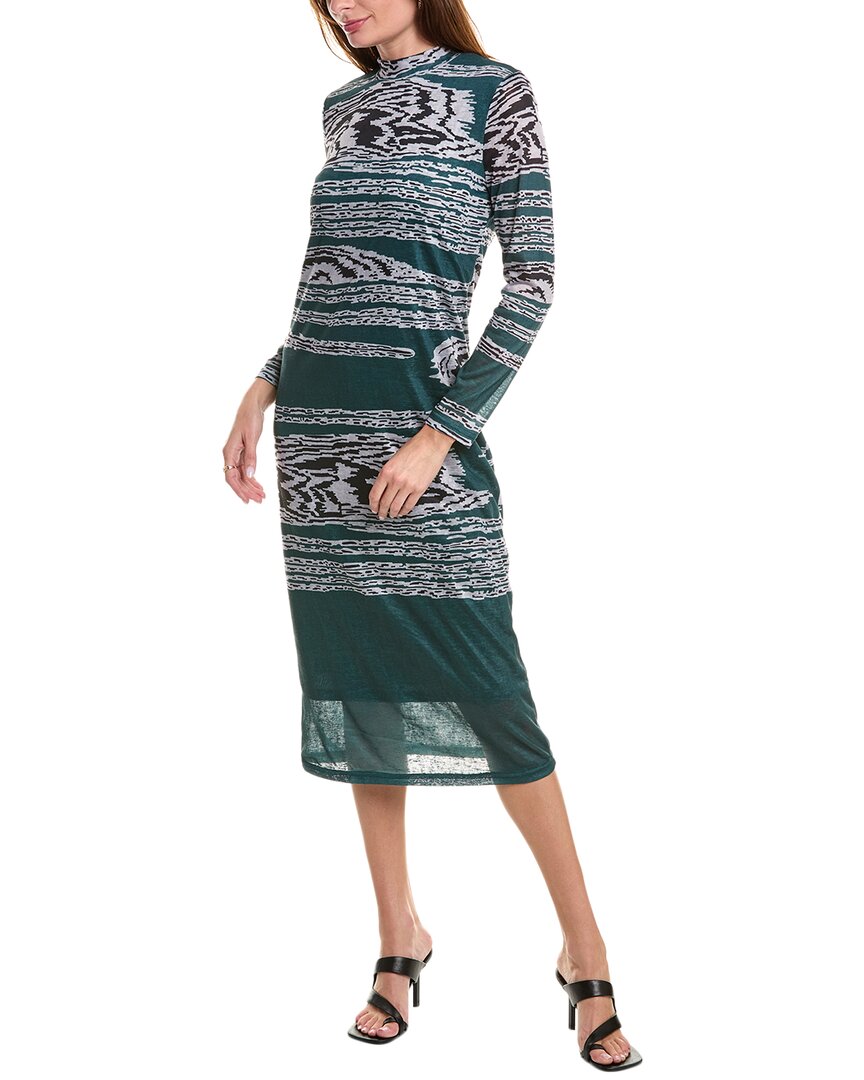 Yal New York Printed Midi Dress