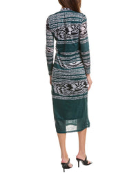 Yal New York Printed Midi Dress