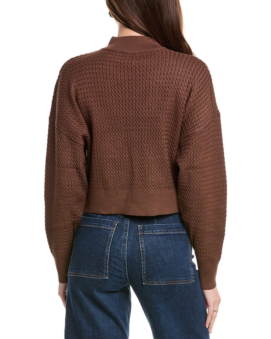 Point Cable Half-Zip Sweater