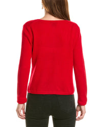 Sofiacashmere Modern V-Neck Cashmere Cardigan