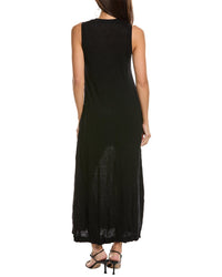 Helmut Lang Crush Wool-Blend Midi Dress