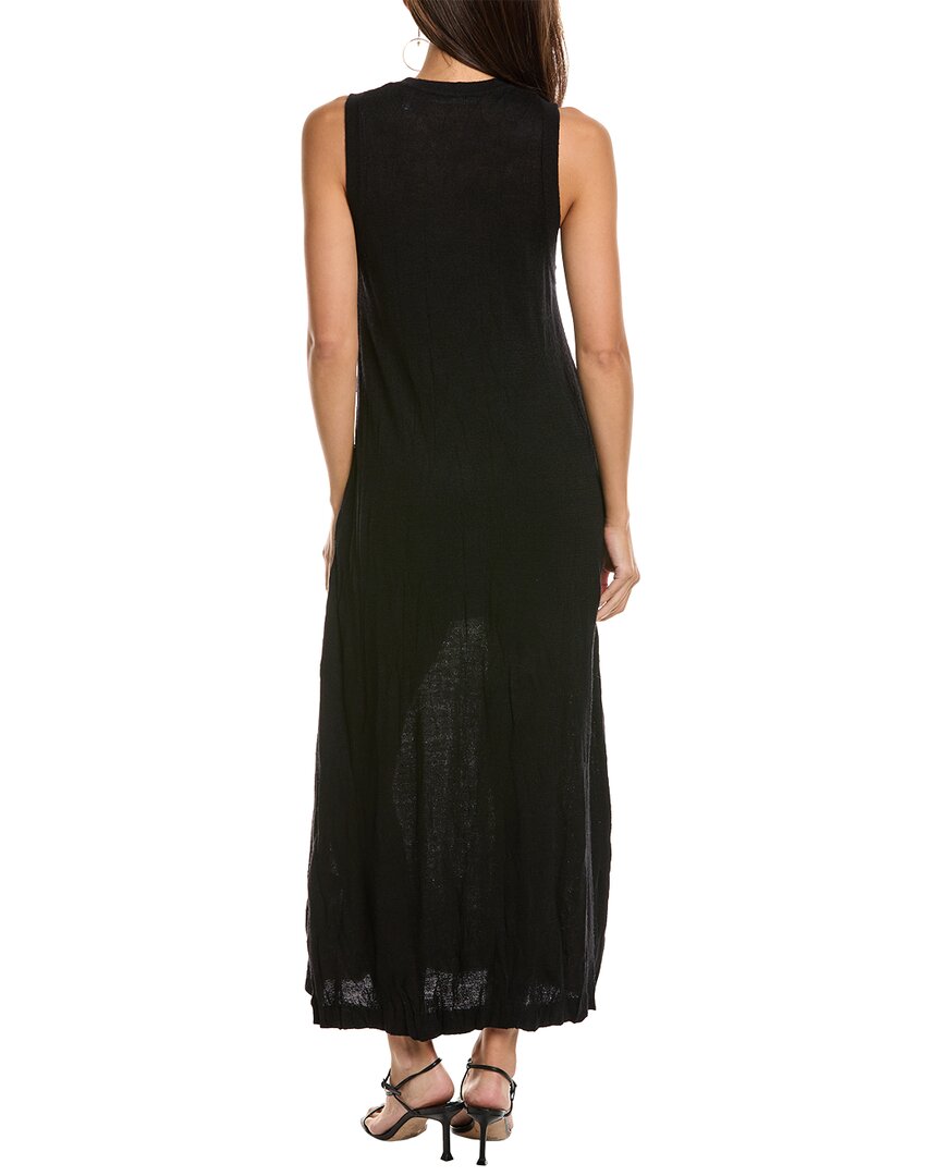 Helmut Lang Crush Wool-Blend Midi Dress