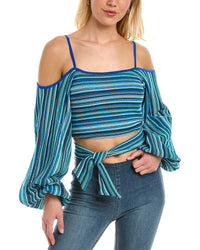 Ramy Brook Ziva Top Regular 4 (S) Blue