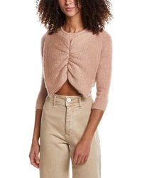 Joostricot Bow Mohair & Silk-Blend Sweater Regular 0 (XS) Pink