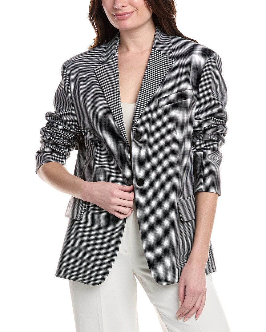 Theory Boxy Oversized Jacket Black
