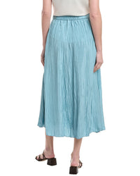 Eileen Fisher Pleated Silk Flare Skirt