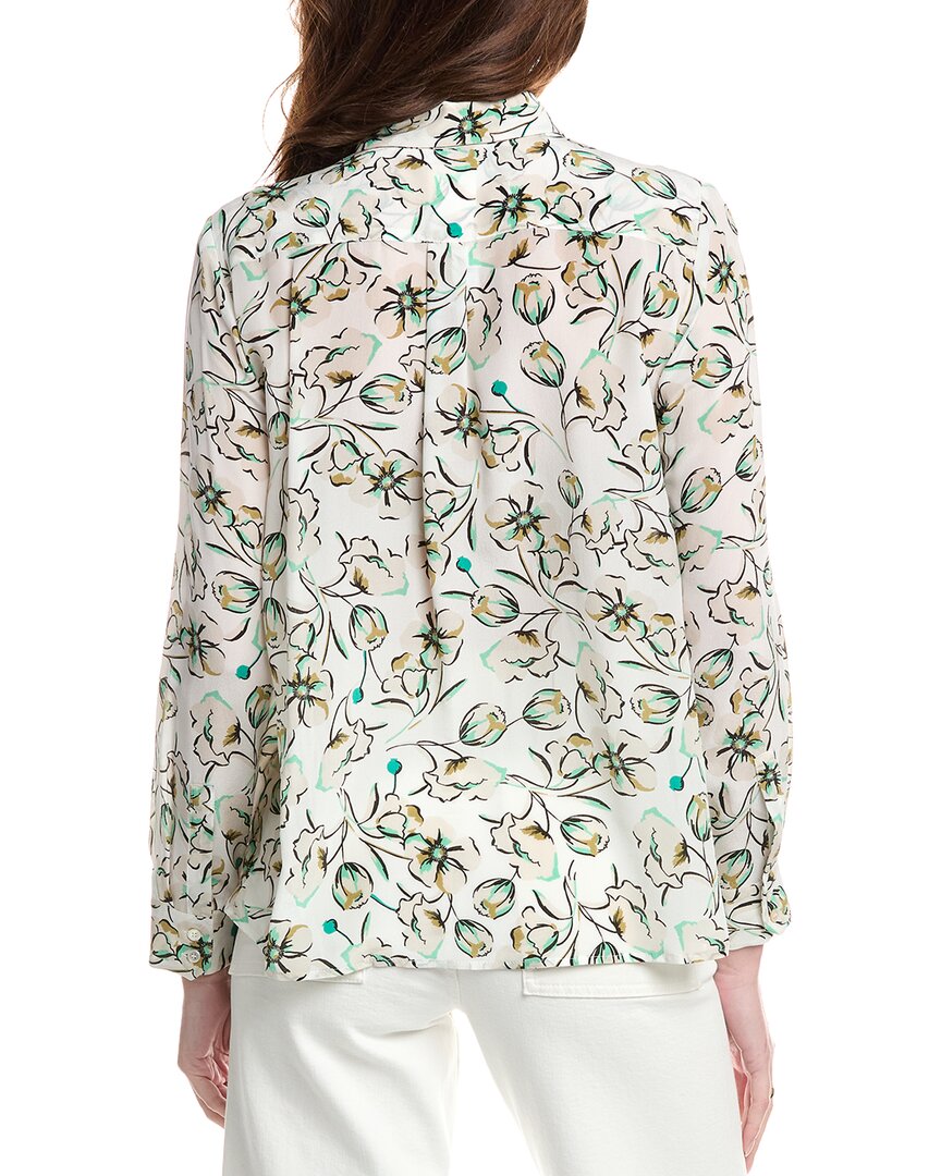 Marella Marella Womens  Goccia Silk Shirt, 6, White