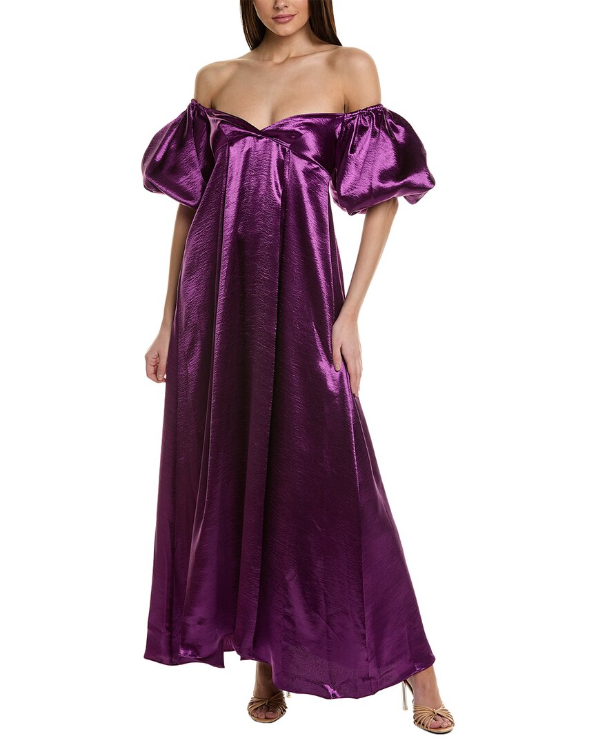 Caroline Constas Enya Gown Regular 00 (XXS) Purple