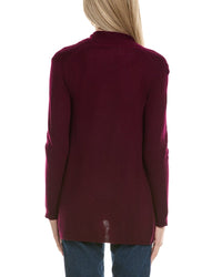 Sofiacashmere Drape Wool & Cashmere-Blend Cardigan