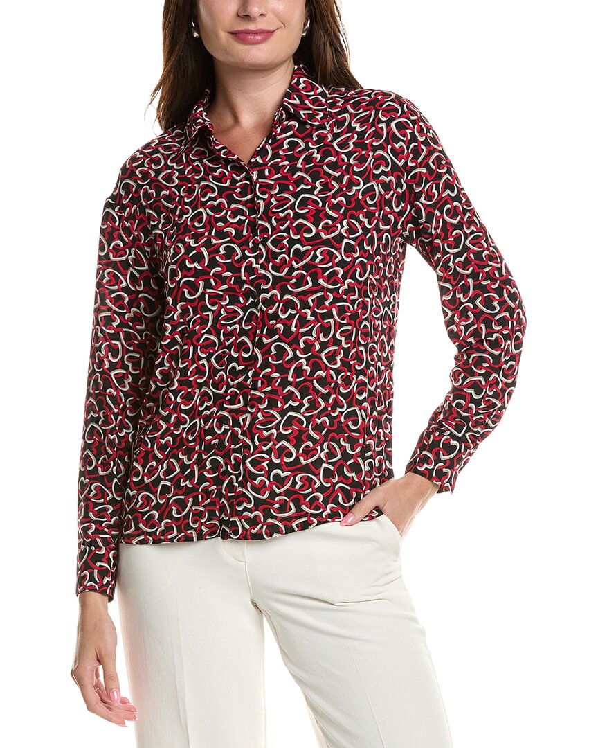T Tahari Button-Down Blouse