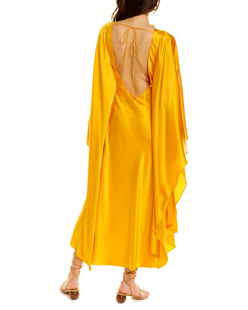 Cult Gaia Kesia Silk-Blend Gown