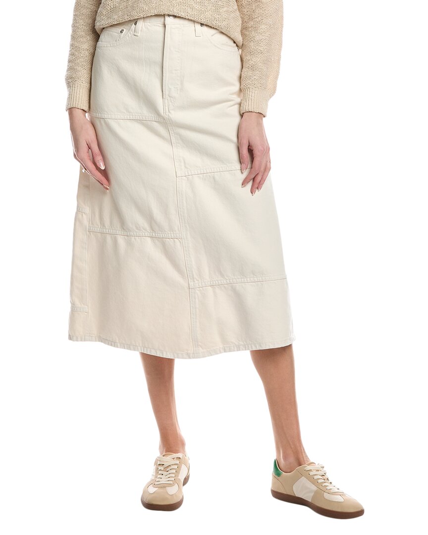 Re/Done Mid-Rise Seamed Skirt