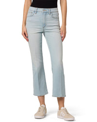 Joe's Jeans Sophia High-Rise Cropped Bootcut Jean 25" Waist Blue