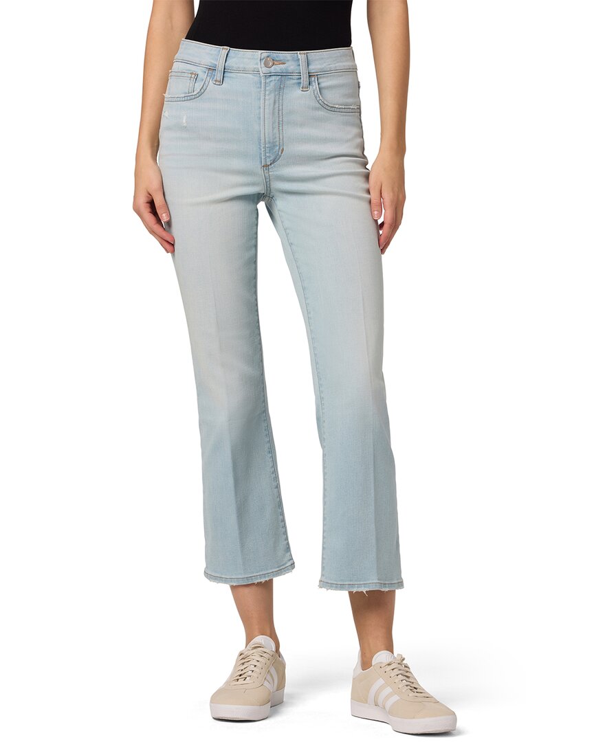 Joe's Jeans Sophia High-Rise Cropped Bootcut Jean 25" Waist Blue