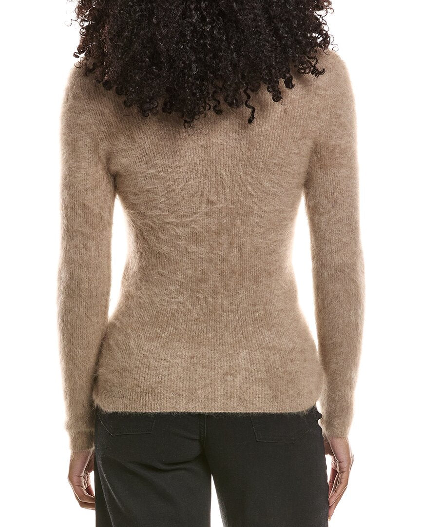 Elie Tahari Mock Neck Cashmere Sweater