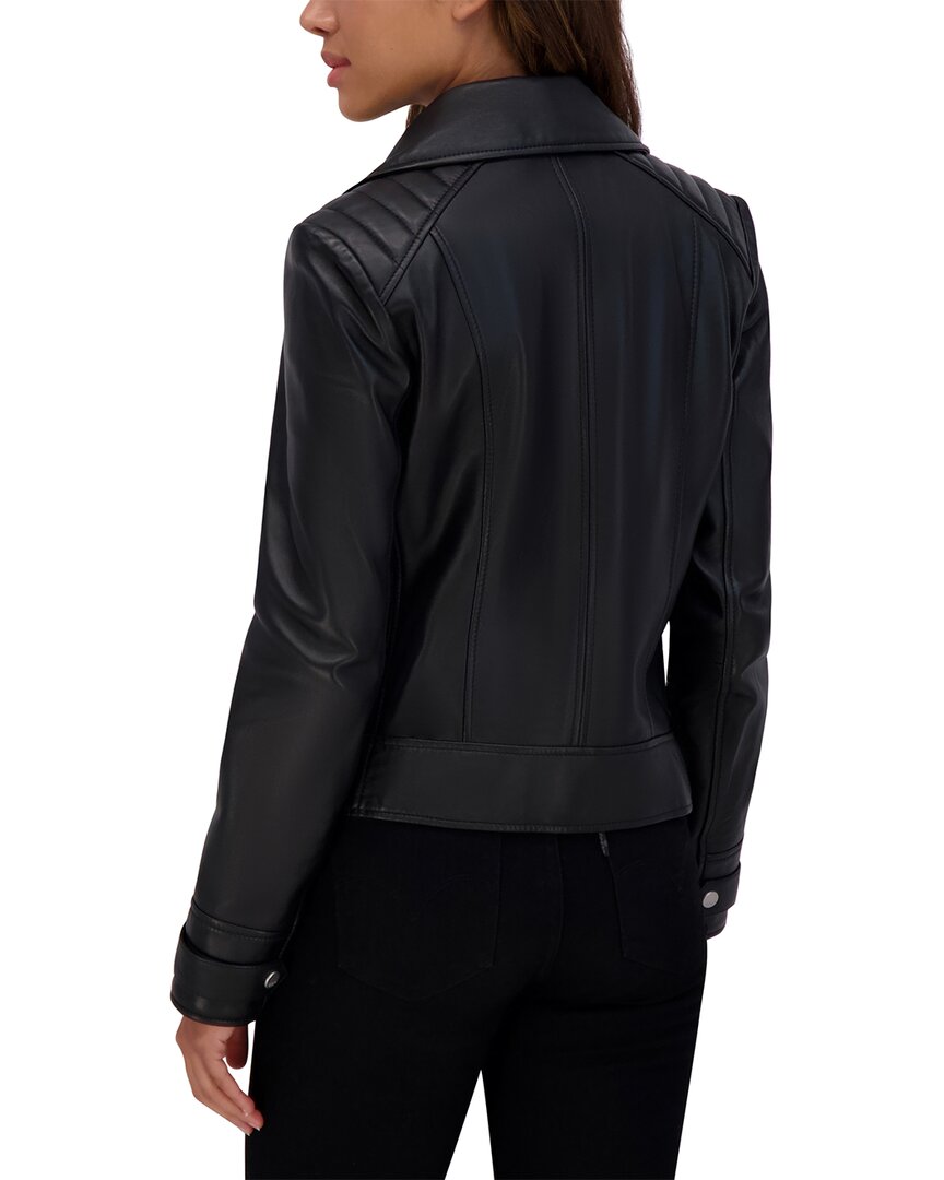 Andrew Marc Womens Salla Leather Coat, S