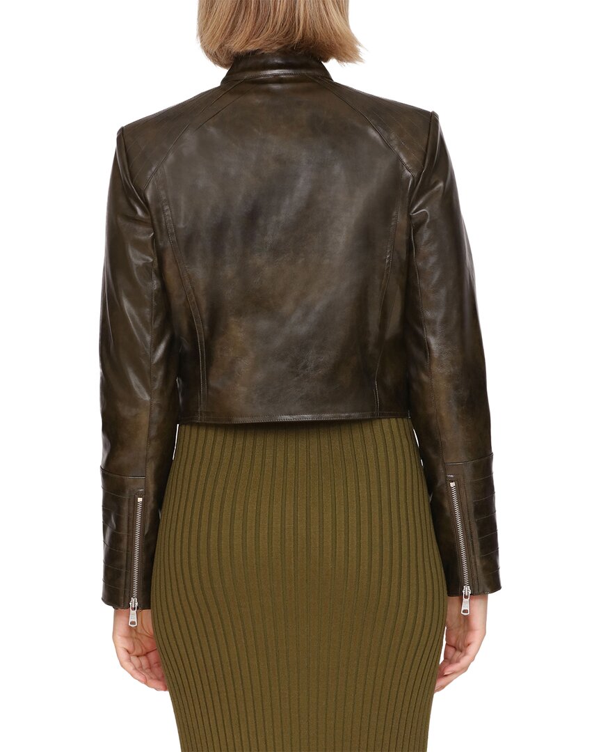 Avec Les Filles Vegan Leather Jacket