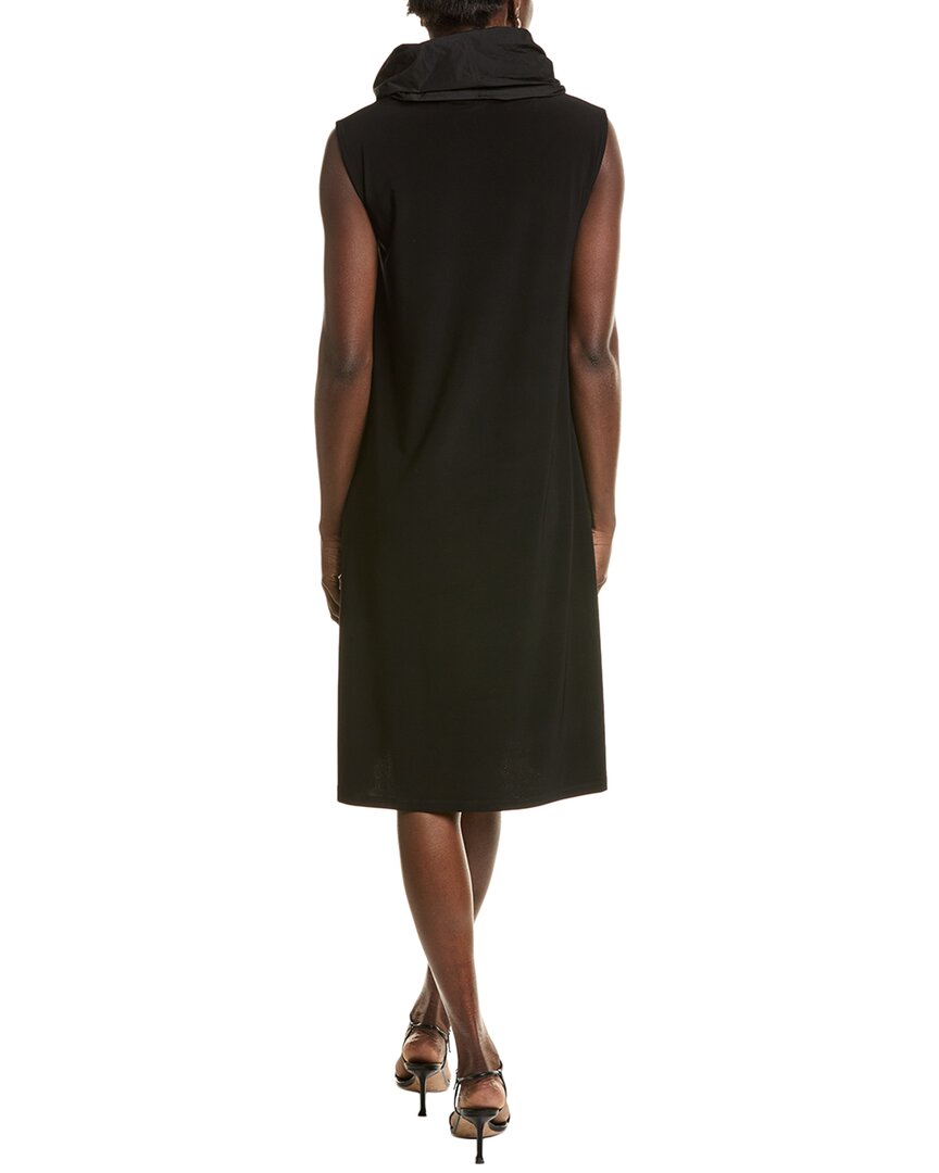 Joseph Ribkoff Cinched Funnel Neck Shift Dress