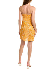 Line & Dot Christy Ruched Mini Dress