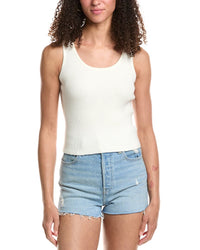 Katiejnyc Carrie Tank White