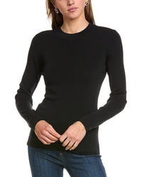 Bcbgmaxazria Crewneck Pullover Black Regular 00 (XXS)
