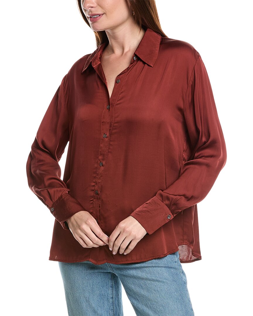 Velvet By Graham & Spencer Bree Top Red Regular 0 (XS)