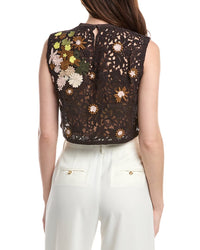 Valentino Wool & Silk-Blend Top