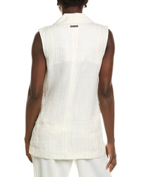 Peserico Linen-Blend Vest