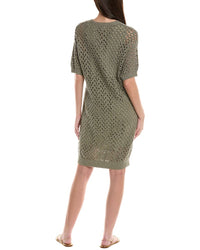 Brunello Cucinelli Linen & Silk-Blend Midi Dress