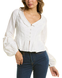 Brock Collection Giacca Sabrina Top White Regular 0 (XS)
