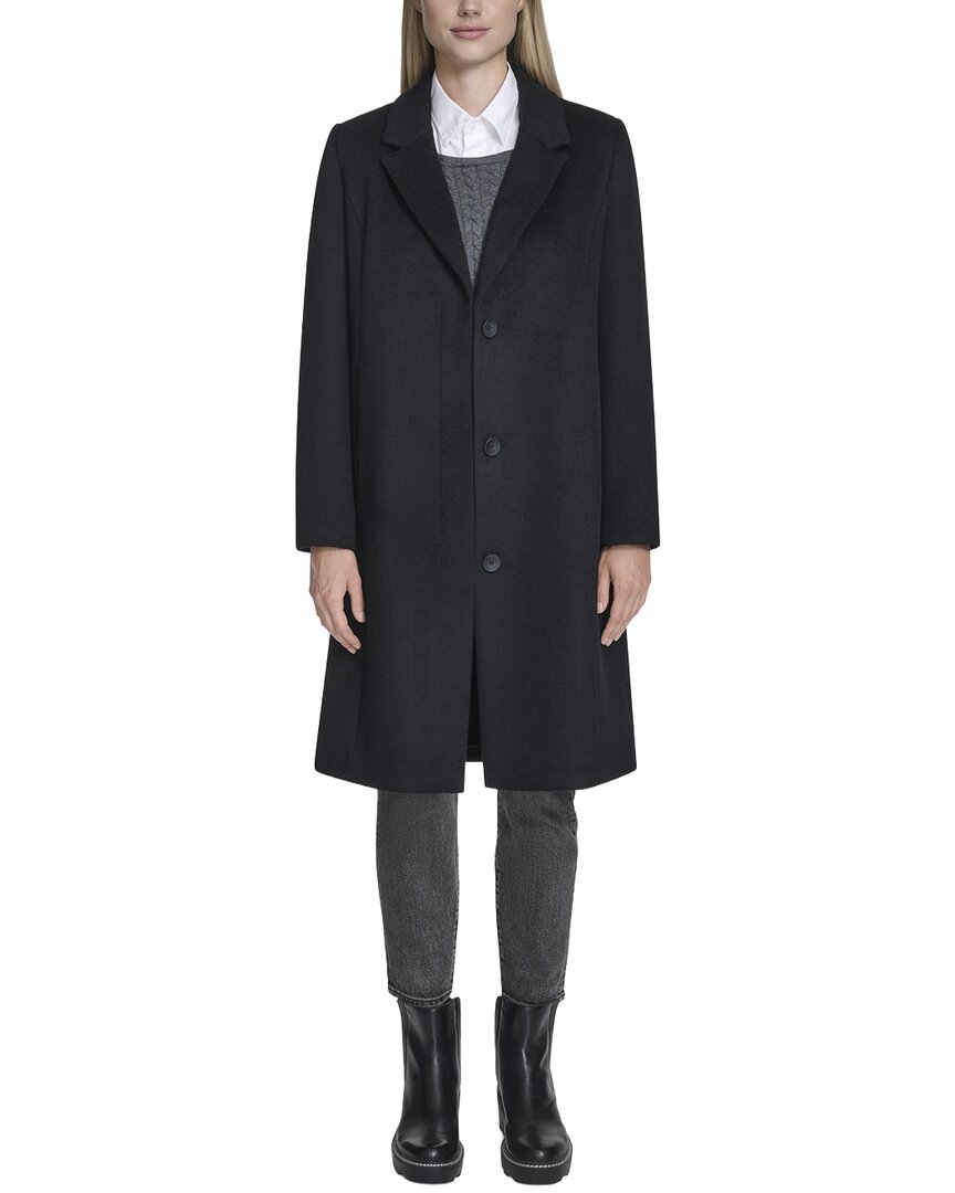 Cole Haan Slick Wool-Blend Coat