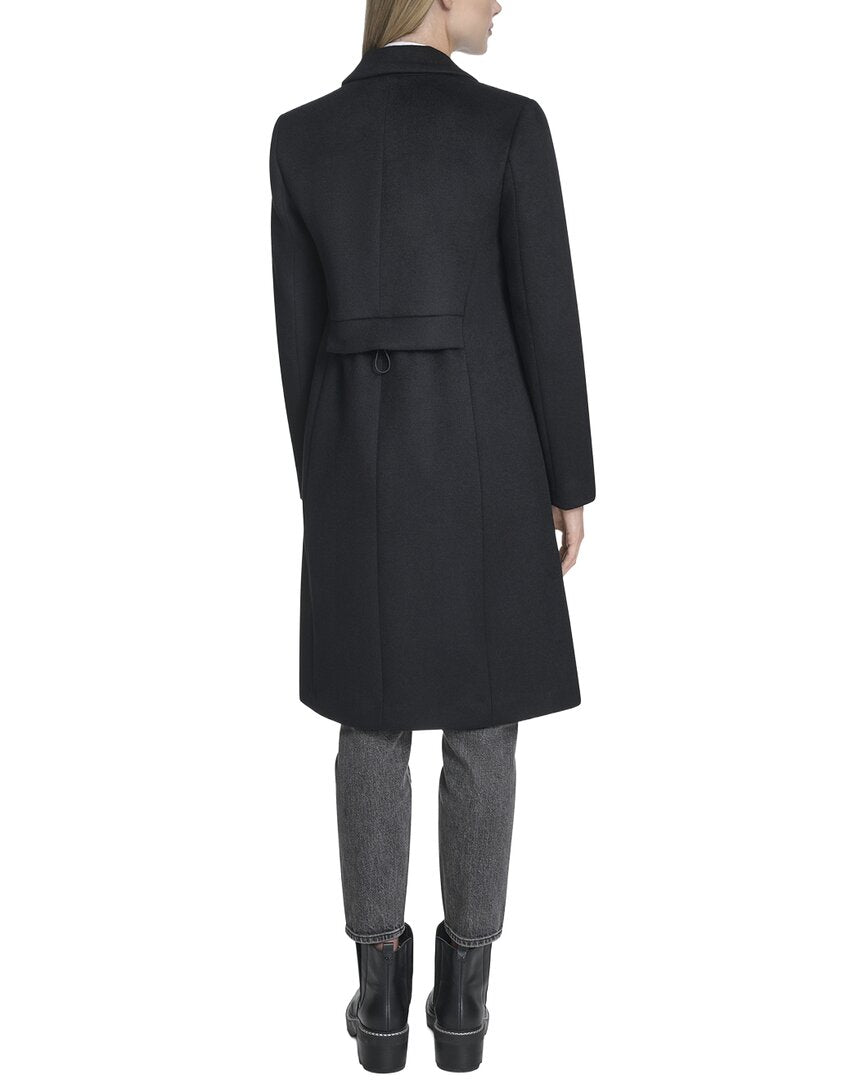 Cole Haan Slick Wool-Blend Coat