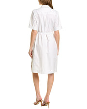 Pink Tartan Pinstripe Shirtdress