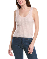 525 America Cable Crop Cashmere Tank Pink Regular 16 (XL)